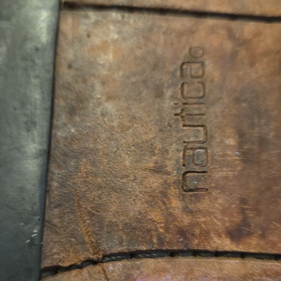 Nautica Rich Brown Leather Loafers with Tassels - Picture 4 of 6